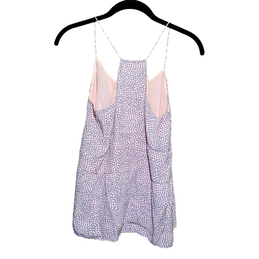 Polka Dot Print spaghetti strap top pink grey blue - Picture 2 of 3